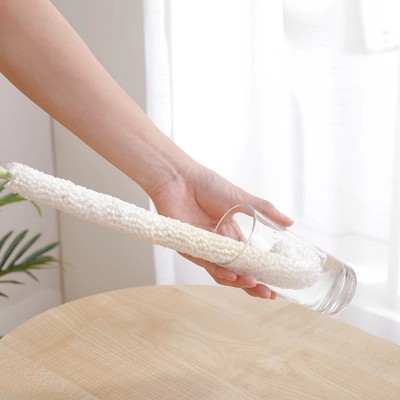 Flexible Bamboo Foam Bottle Cleaning Brush